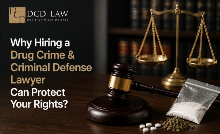 Why Hiring a Drug Crime & Criminal Defense Lawyer Can Protect Your Rights?